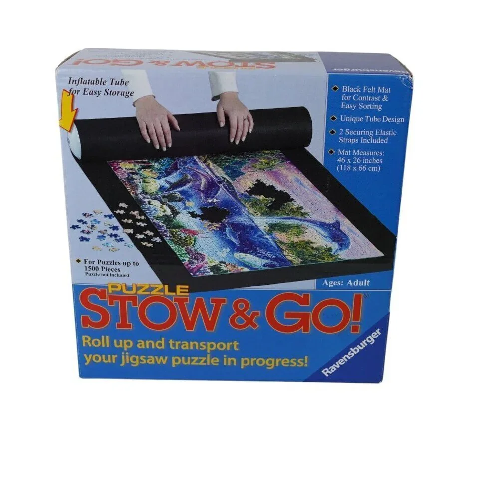 NWT Ravensburger Stow & Go 1000 PC Puzzle Storage System - The Perfect Puzzle Ac